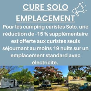 Cure solo emplacement Amélie-les-bains - Camping Amélia