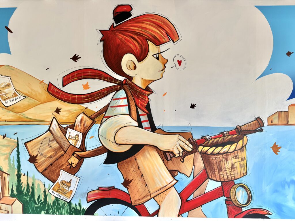 Fresque Ben Caillous - Camping Amélia